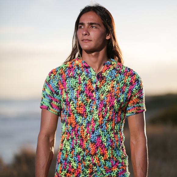 JOF | Shirts | Crochet Mens Pullover 